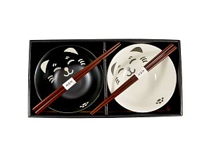 Set misek black and white