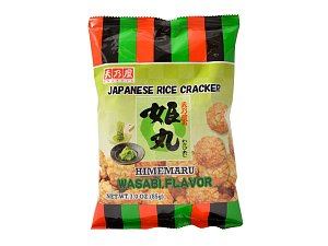Amanoya Himemaru rice cracker wasabi, 85 g