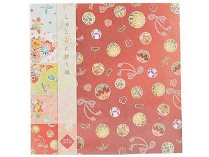 Papíry na origami, 15 x15 cm, 20 ks