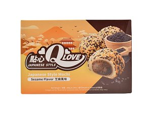 Qlove Mochi s příchutí sezamu, 180 g