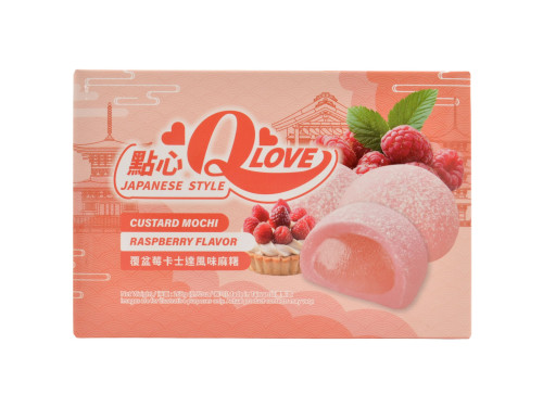 Qlove Mochi raspberry mochi, 168 g