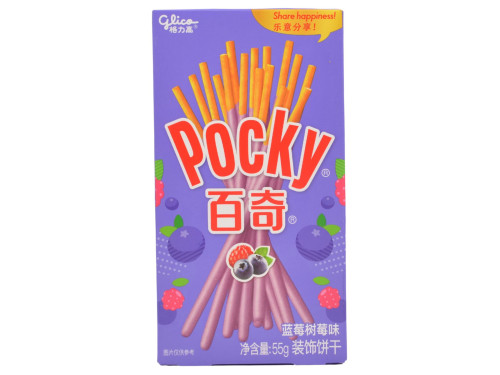 Glico Pocky blueberry, raspberry, 55 g