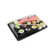 Rainbow Socks Set ponožek v sushi boxu, 5 párů, tamago, losos, maki