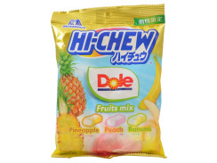 Morinaga Hi Chew Assort Dole Fruits Mix, 68 g