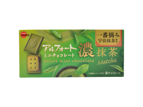 Bourbon Čokoláda Alfort Mini Matcha, 60 g