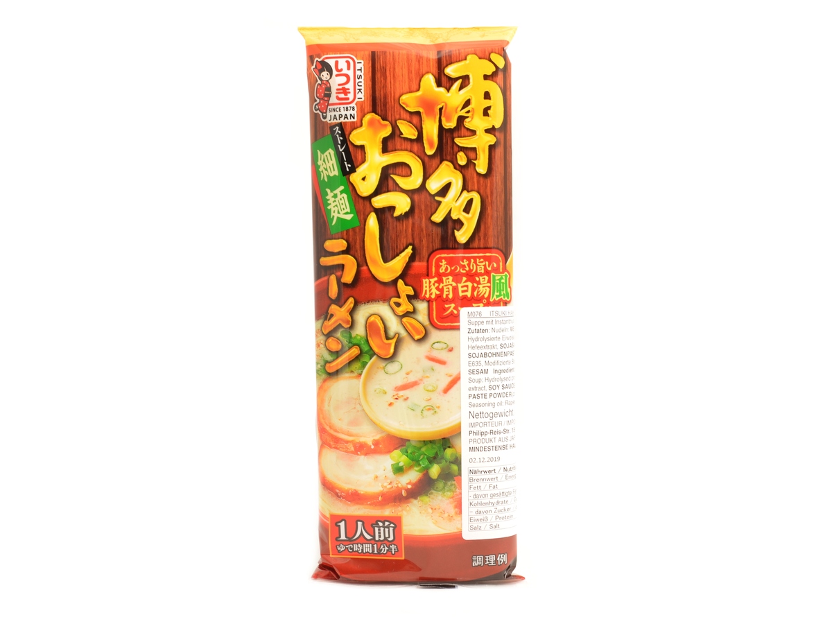 Itsuki Hakata Osshoi Ramen, japonská polévka, 104 g