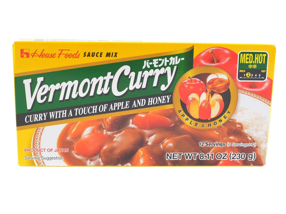 House Foods Vermont Curry Medium hot japonské kari středně pálivé, 230 g