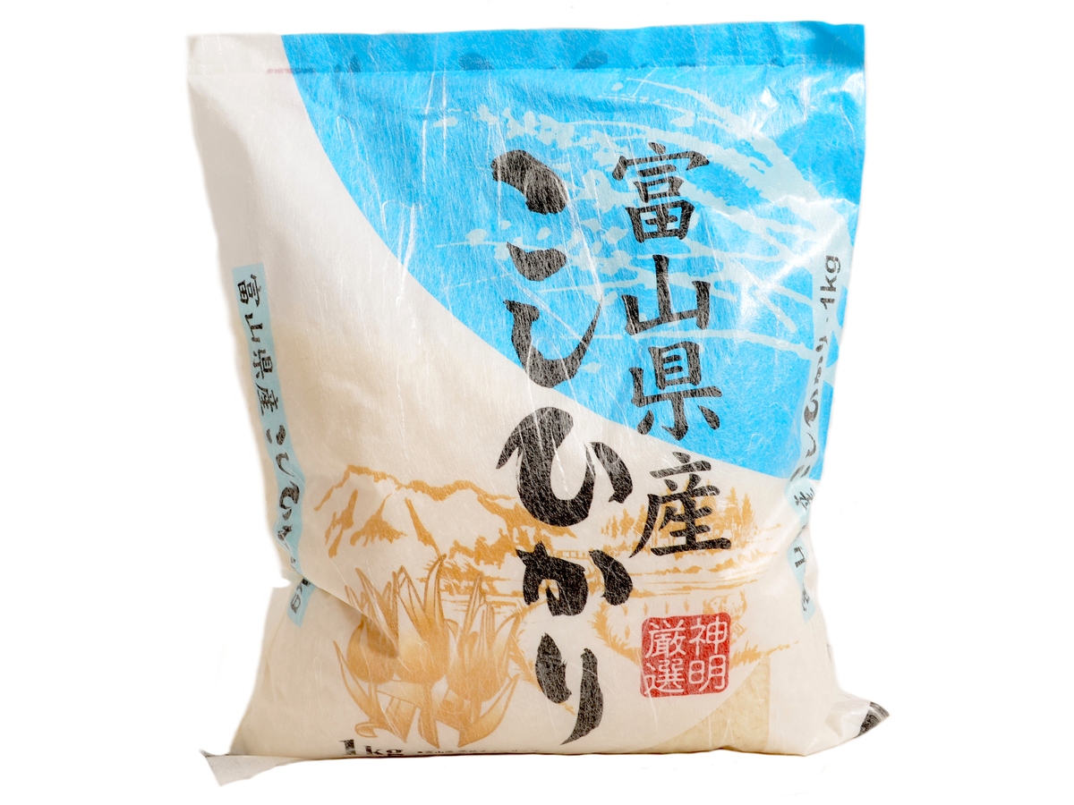 Toyama Koshihikari japonská rýže, 1 kg