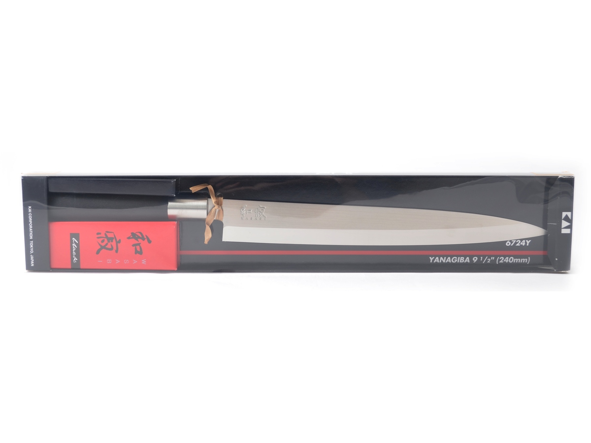 Wasabi Black Kuchyňský nůž 6724Y Yanagiba, 24 cm