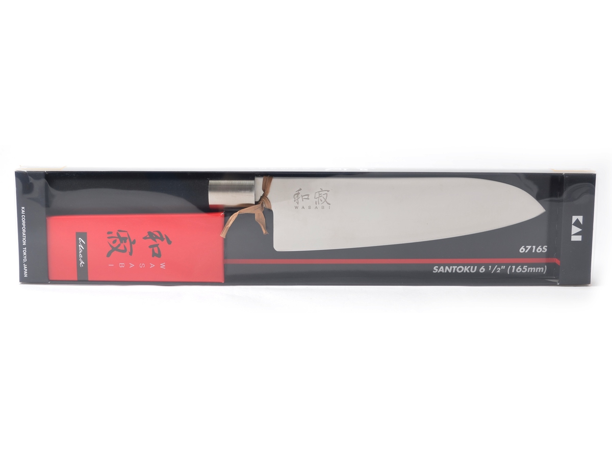 Wasabi Black Kuchyňský nůž 6716S Santoku, 16,5 cm