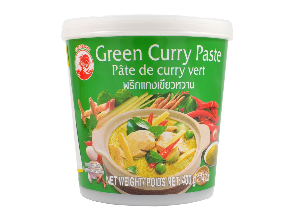 Cock Brand Kari pasta zelená, 400 g