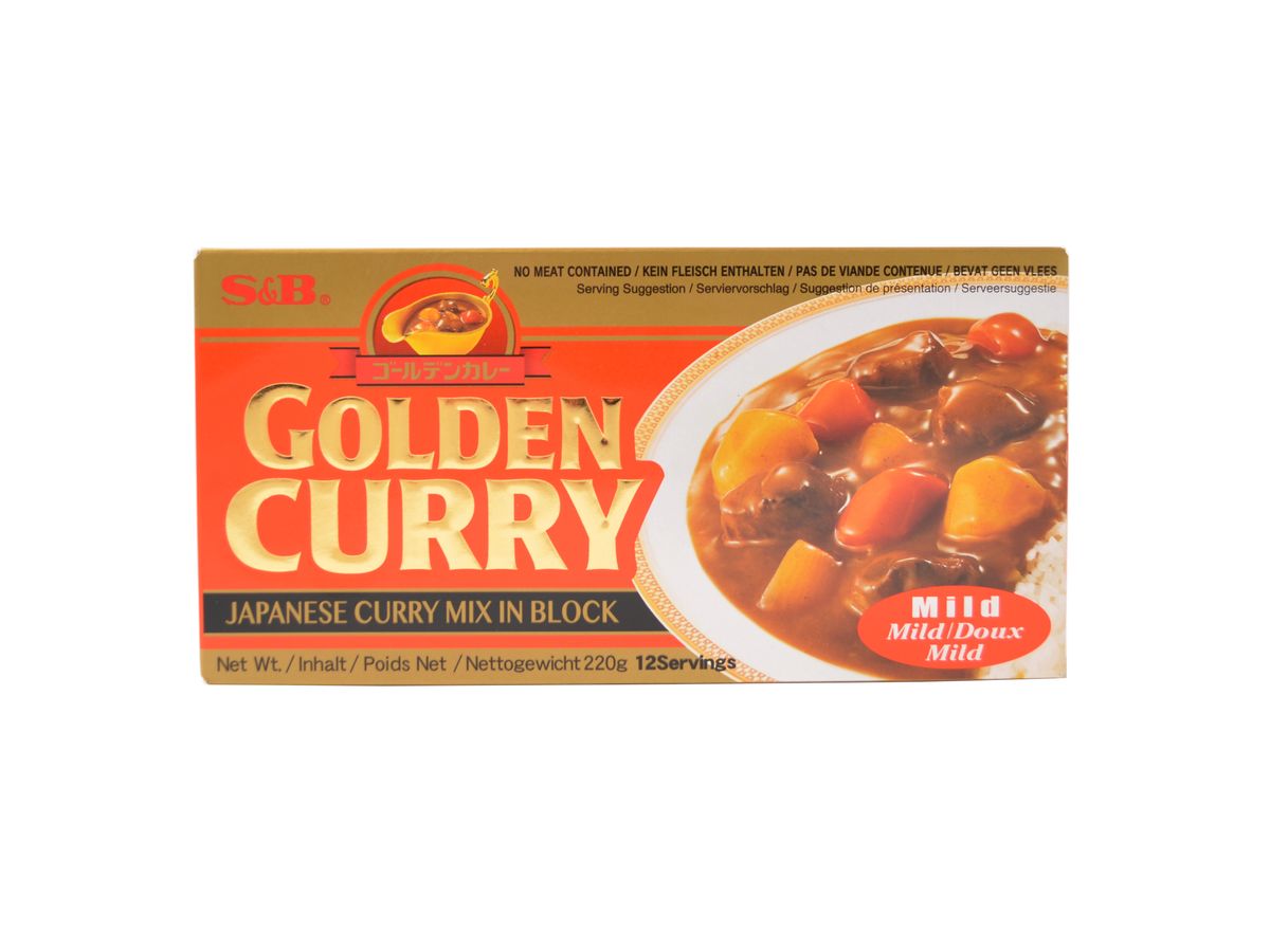 S&B Golden curry mild japonské jemné kari 220 g