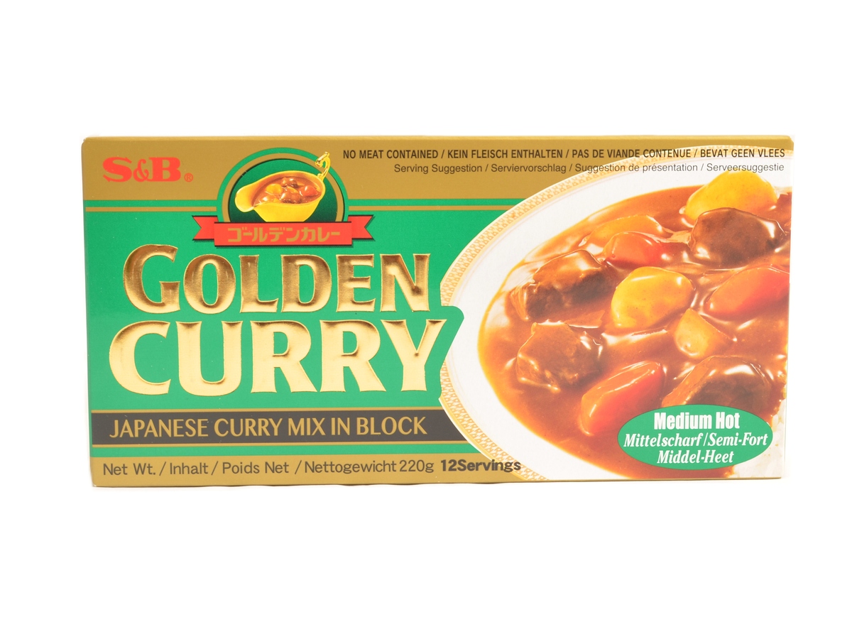 S&B Golden Curry japonské středně pálivé kari 220 g