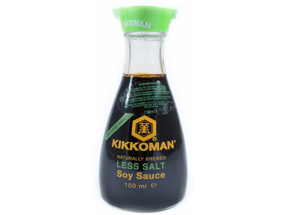 Kikkoman Sójová omáčka s nižším obsahem soli, dekorační, 150 ml