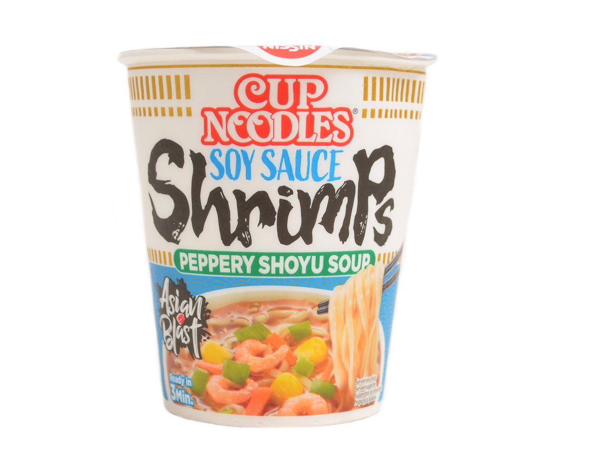 Nissin Cup Noodles Krevetová polévka, 63 g