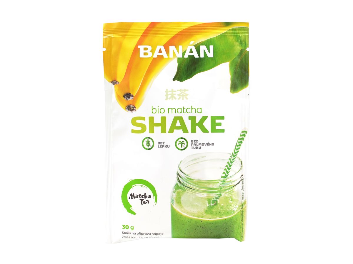 Amylon Bio Matcha Tea Shake banán, 30 g