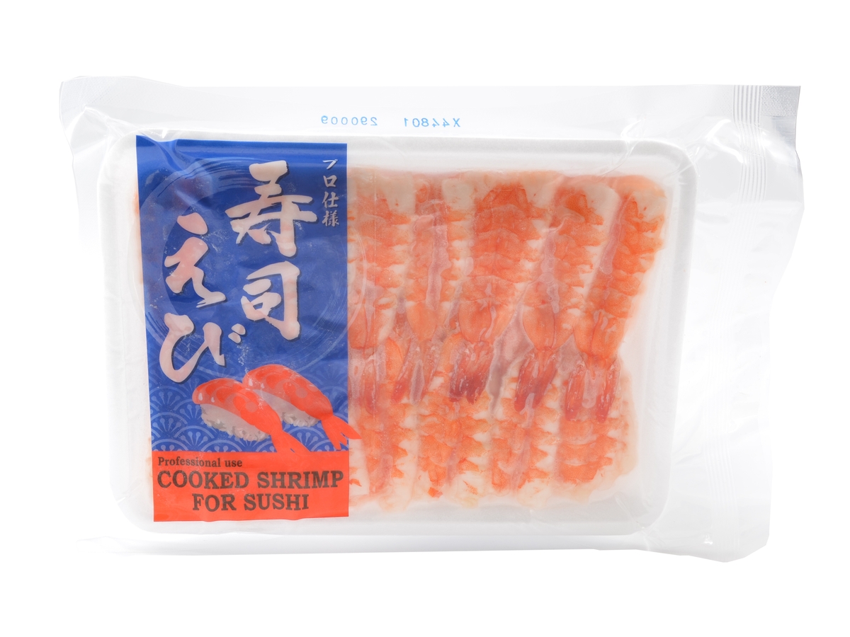 J-Basket Mražené krevety na sushi, 170 g