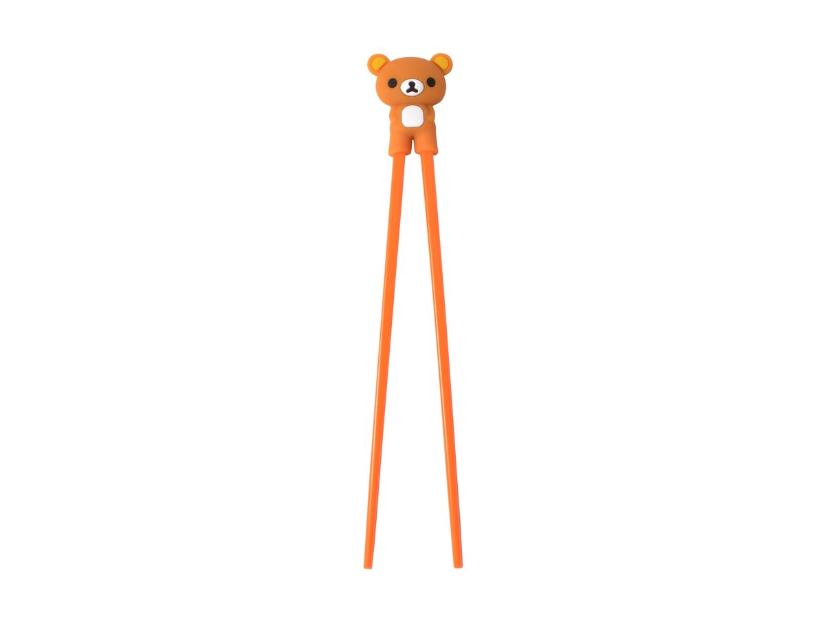 Dětské hůlky oranžové s medvídkem 24 cm