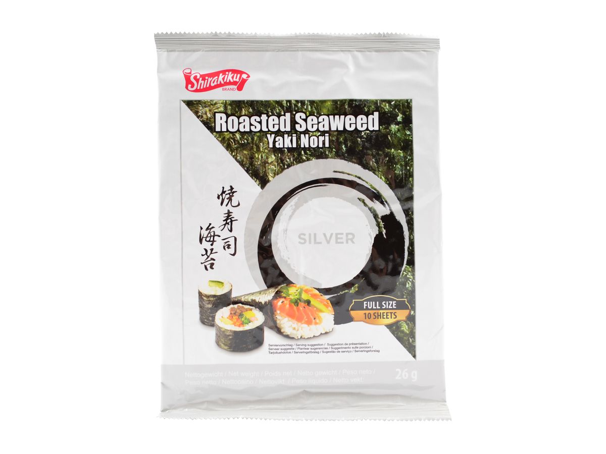Shirakiku Řasy Yaki Sushi Nori, 26 g