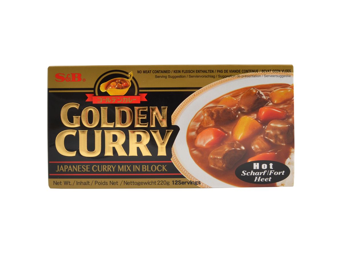 S&B Golden curry japonské pálivé kari 220 g