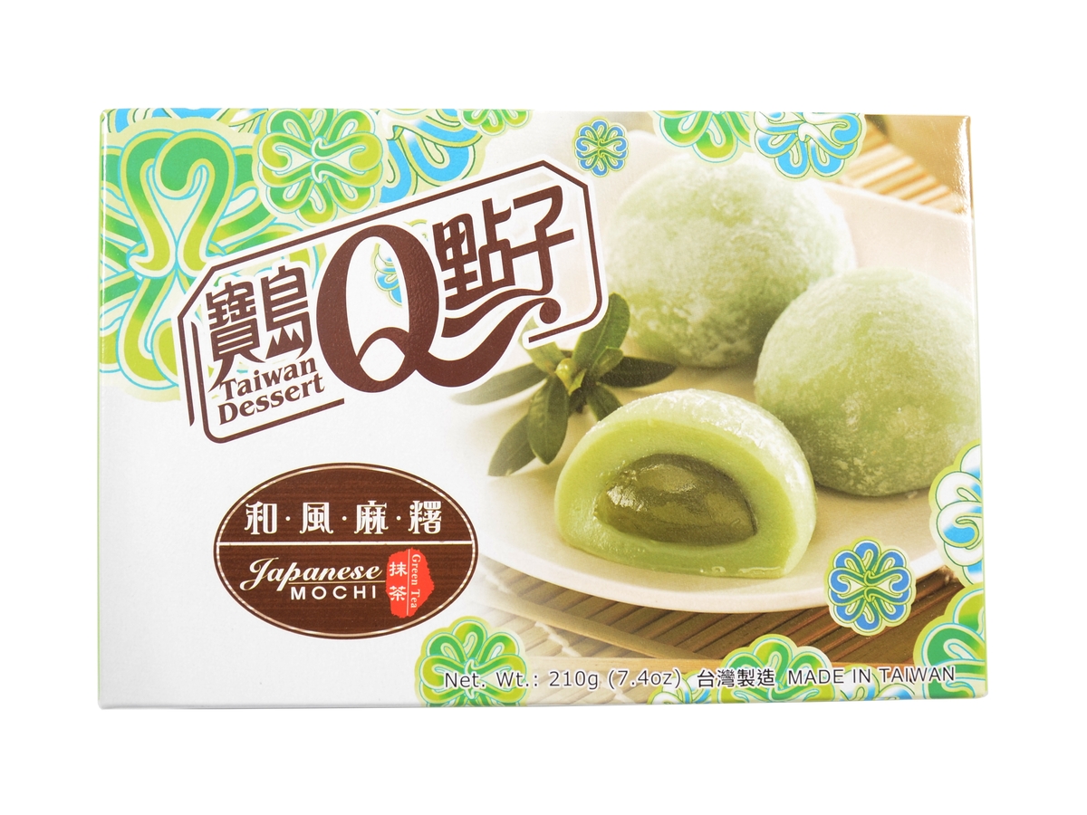 Q Brand Mochi Zelený čaj, 210 g