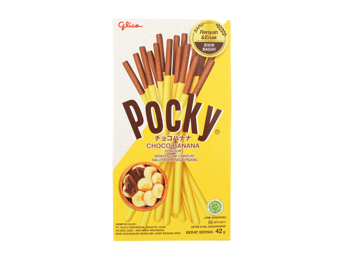 Glico Pocky Choco Banana, 42 g