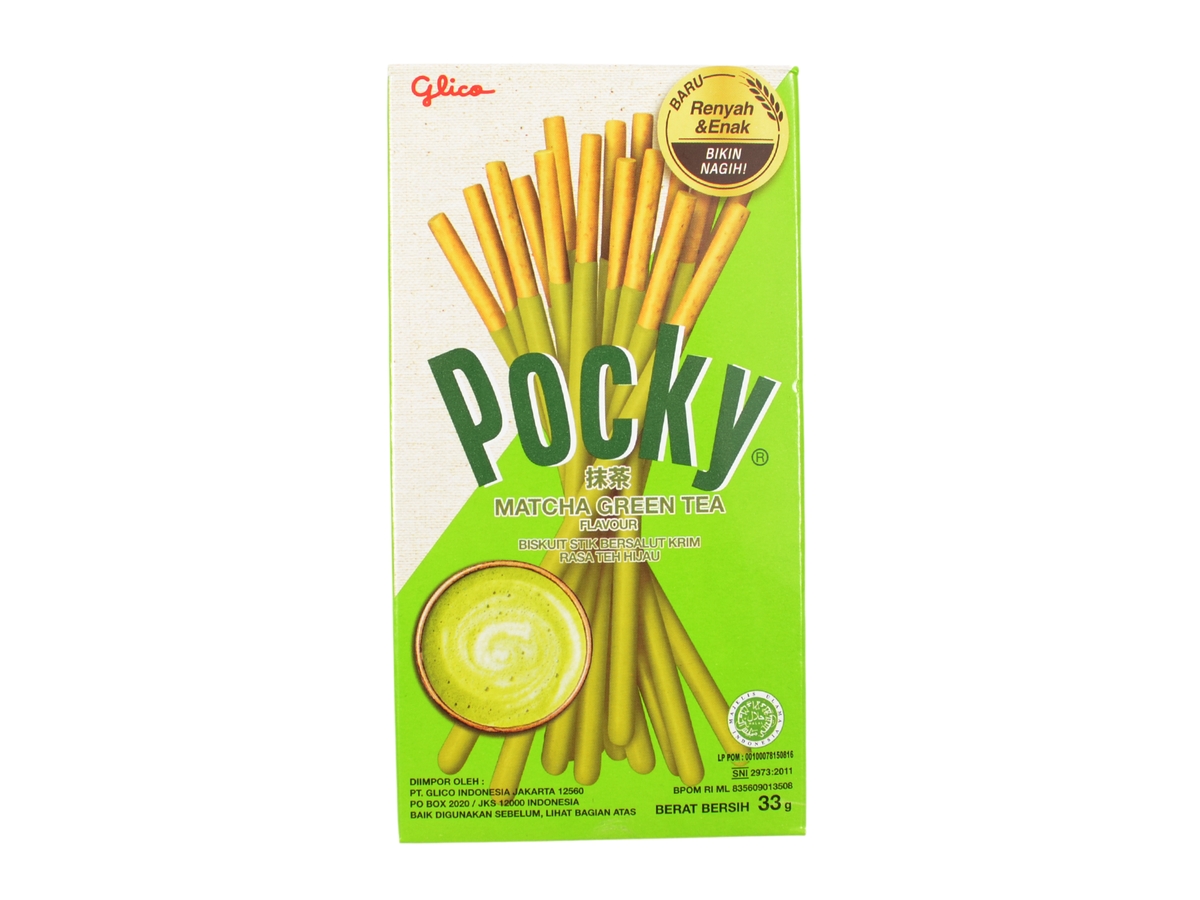 Glico Pocky Matcha Green Tea, 33 g