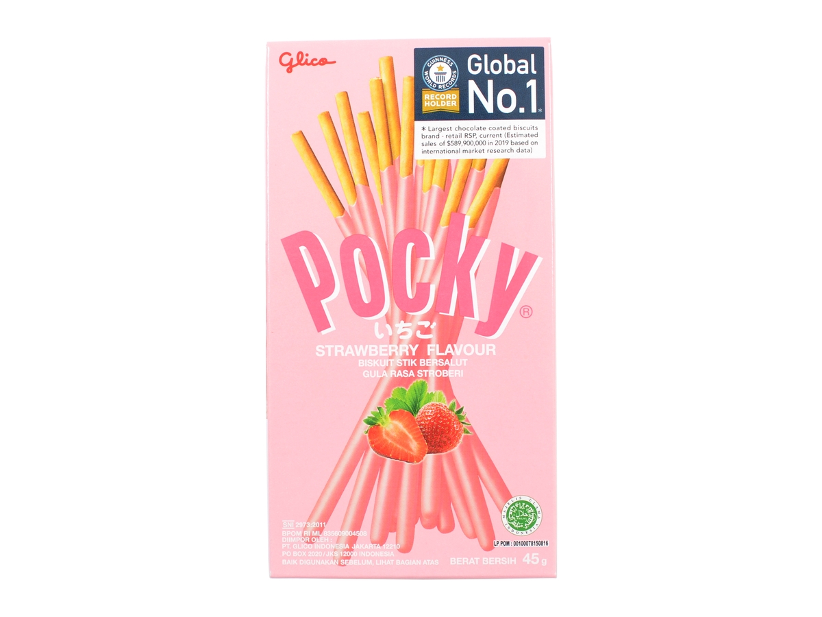 Glico Pocky Strawberry, 45 g
