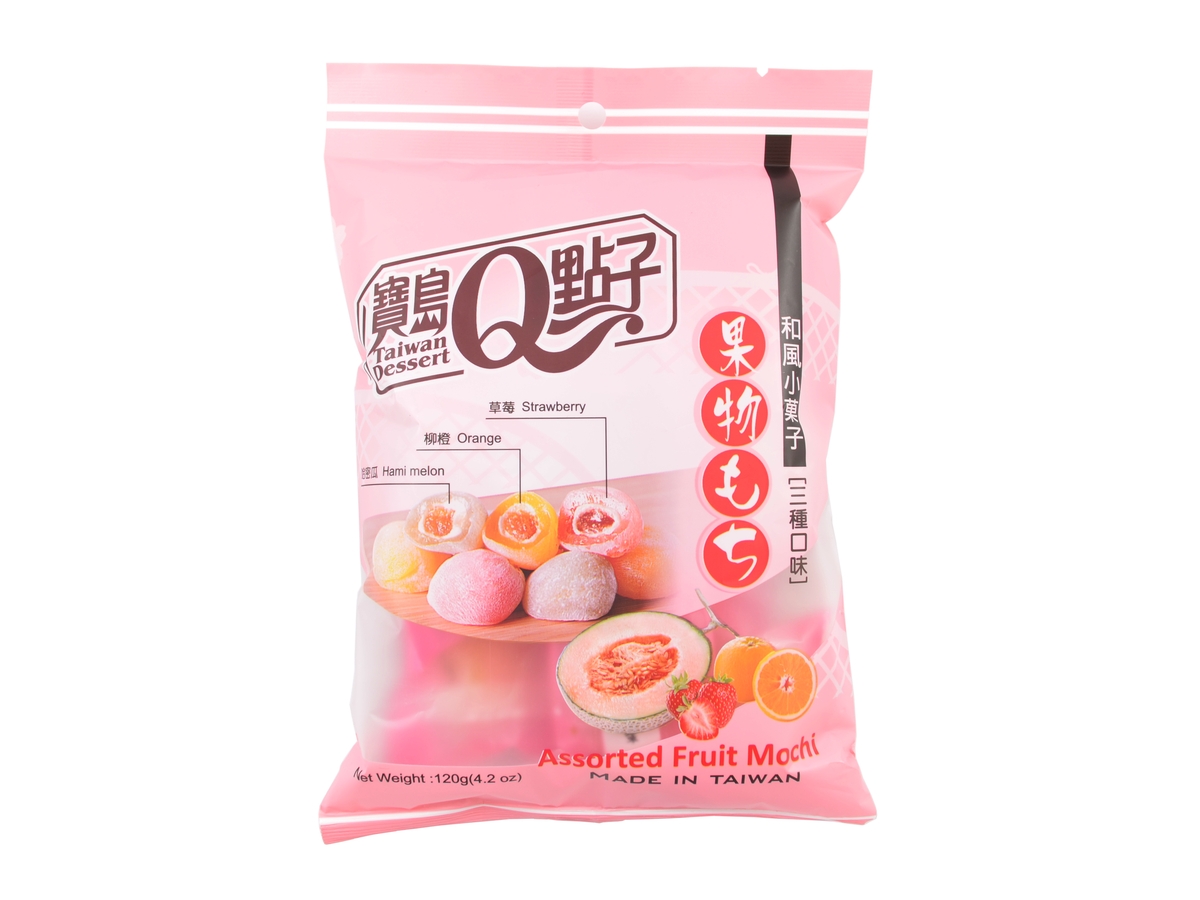Q Brand Mochi Ovocný mix, 120 g