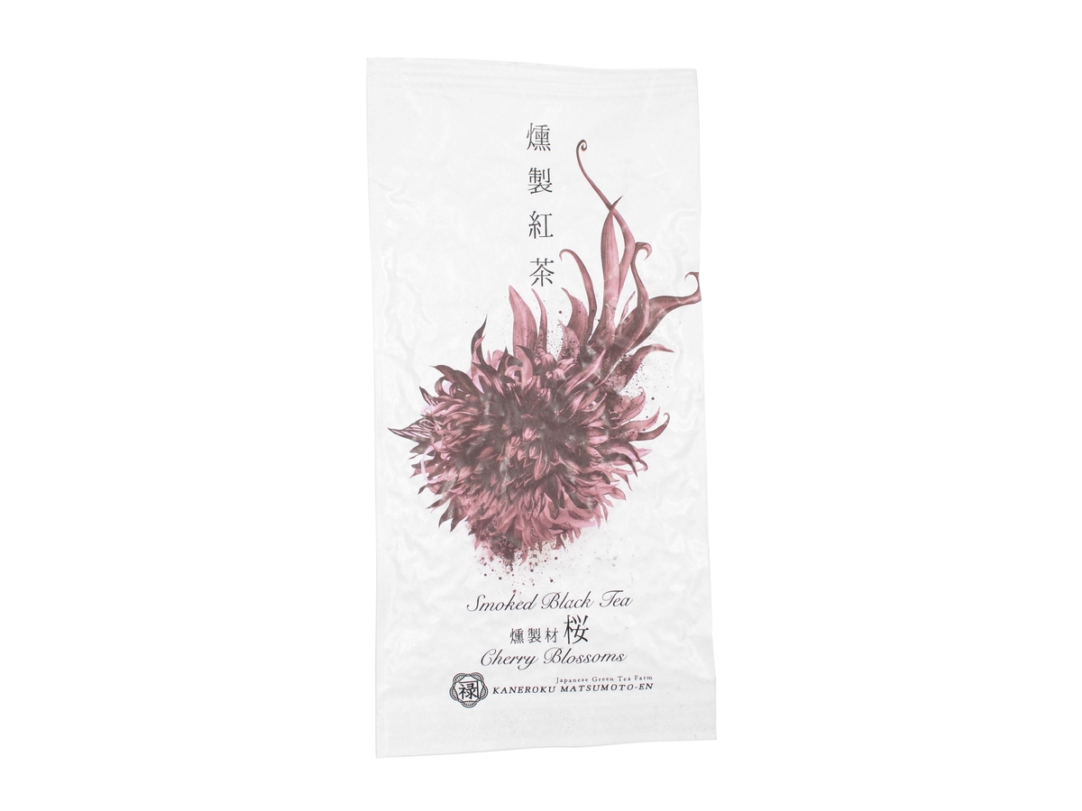 Umami Čaj japonský černý uzený s příchutí sakury, 50 g