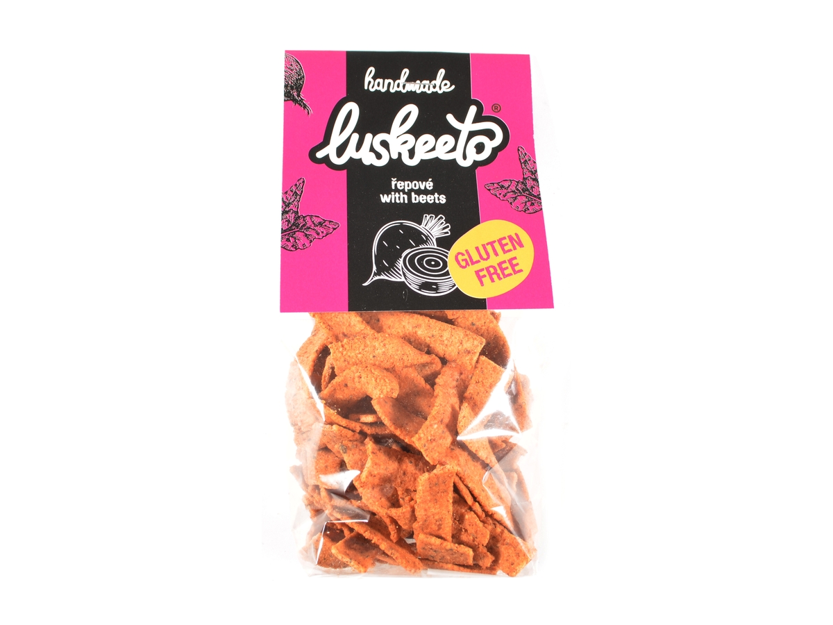 Luskeeto Luštěninové krekry řepové, 70 g