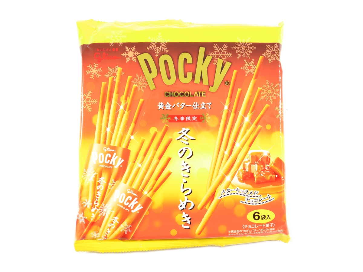 Glico Pocky Golden Butter Caramel Chocolate japonské 120,6 g