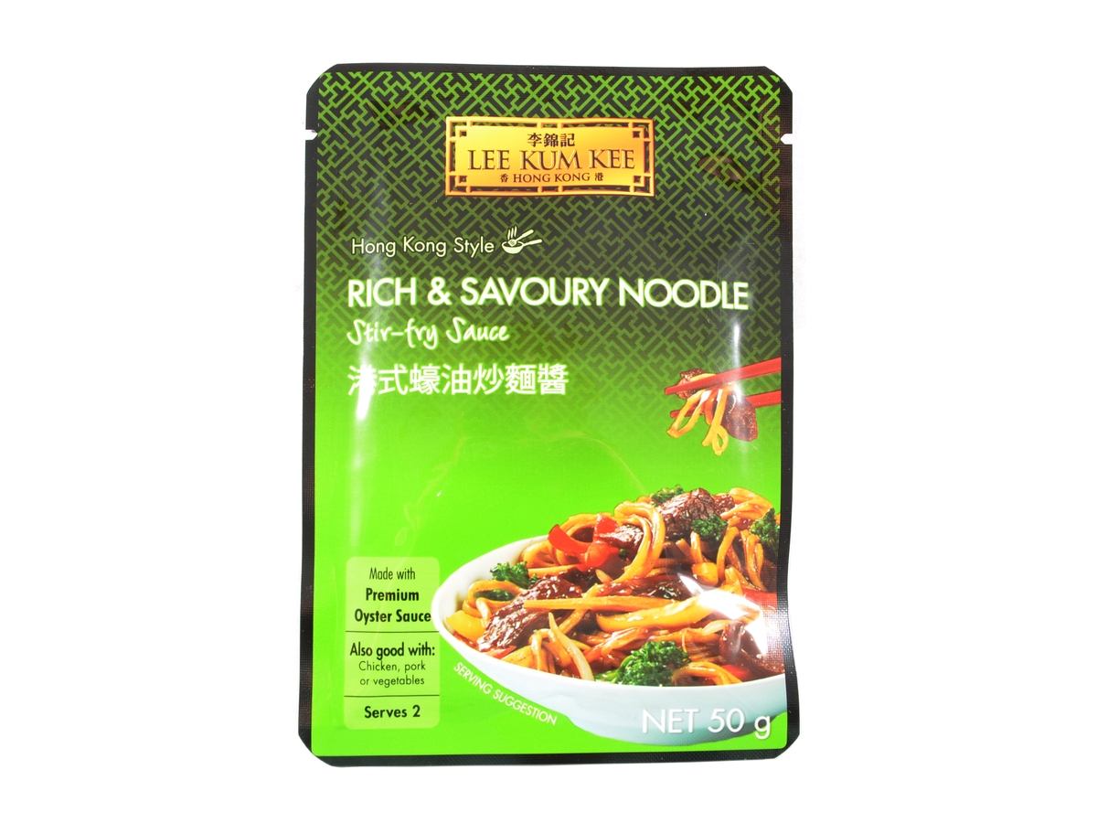 Lee Kum Kee Stir-Fry omáčka Hongkongské nudle, 50 g
