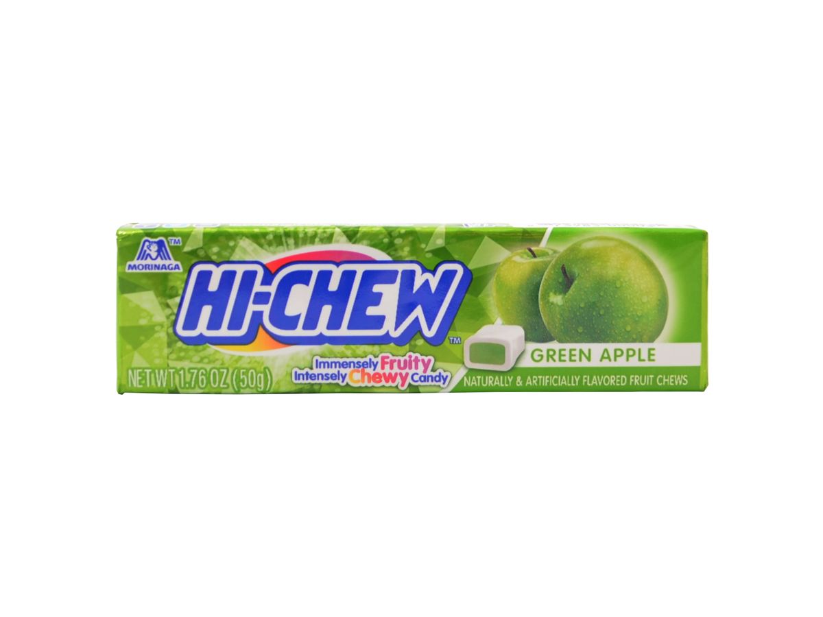 Morinaga Hi-Chew Zelené jablko žvýkací  bonbóny, 50 g