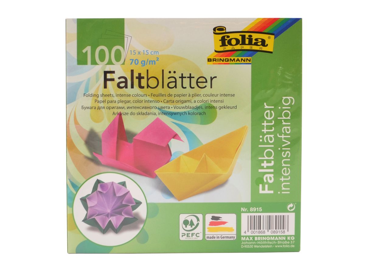 Bringmann folia paper Origami papíry mix barev