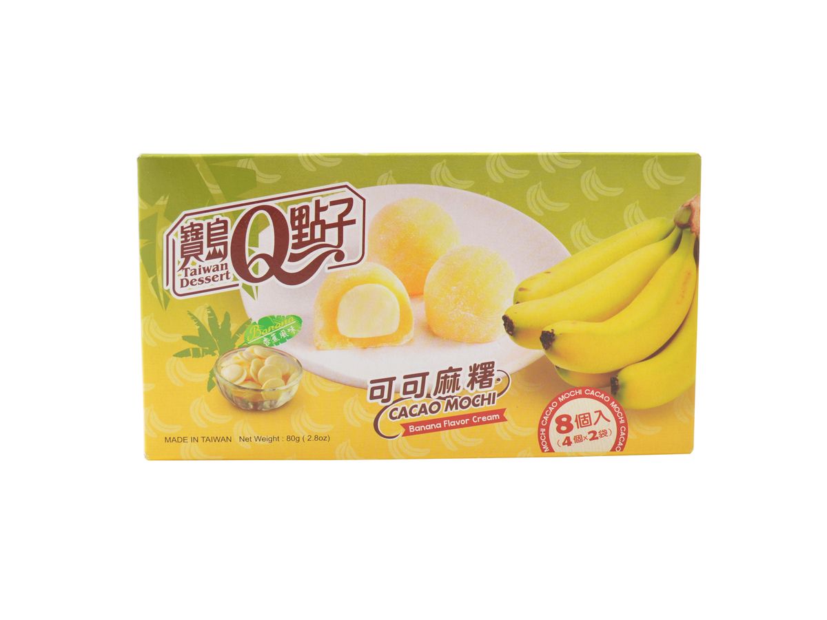 Q Brand Mochi kakao banán 80 g