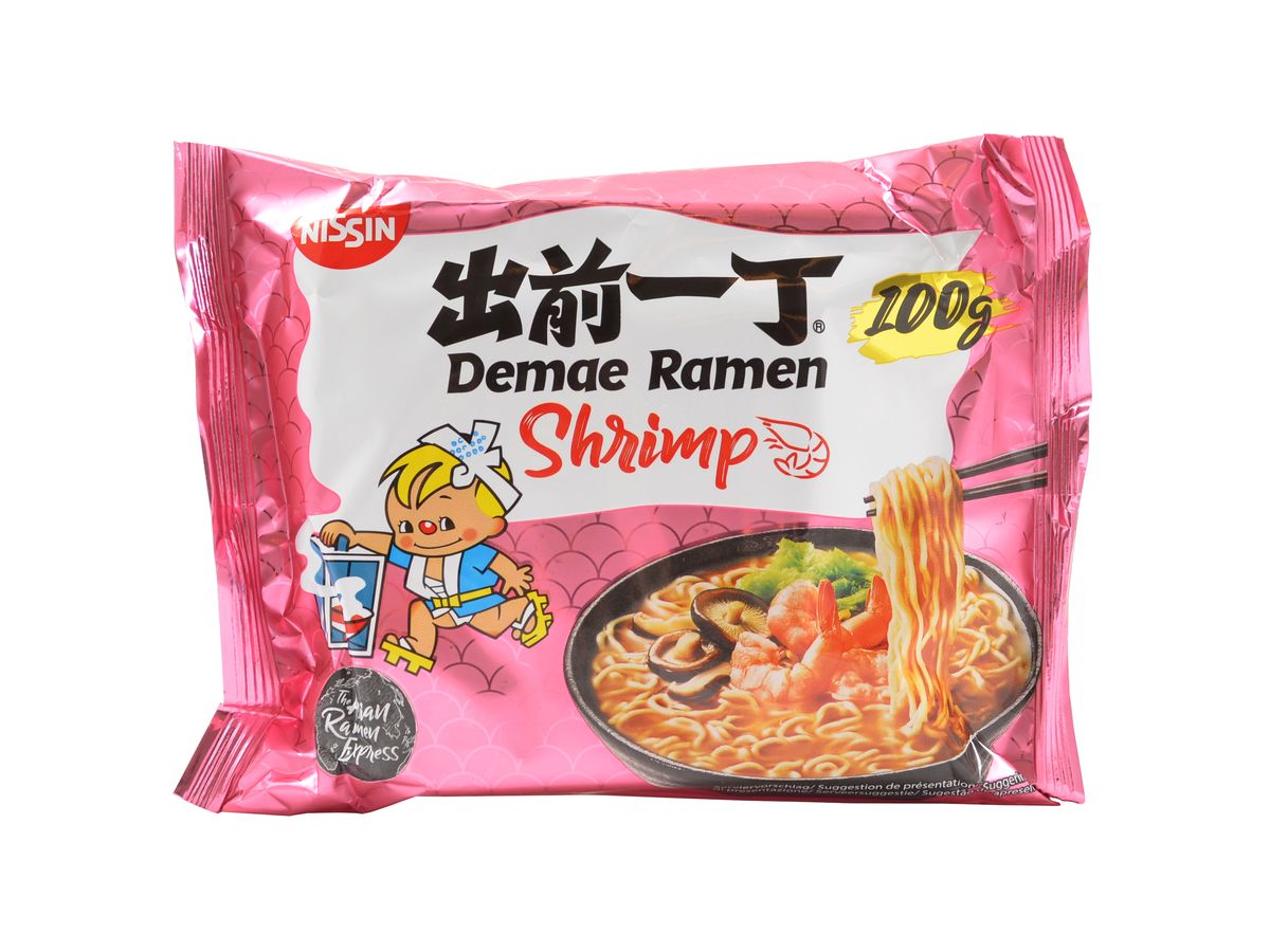 Nissin Demae Ramen Polévka instantní krevetová, 100 g