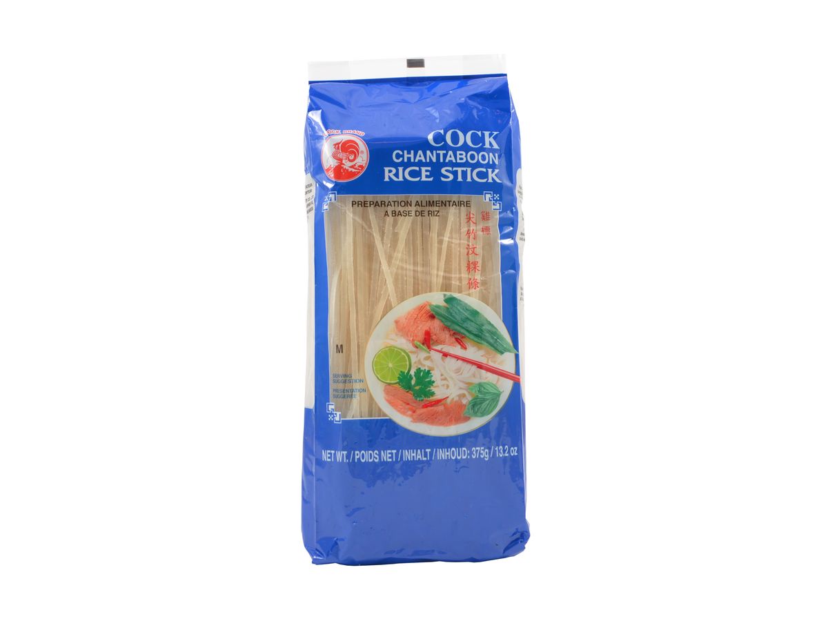 Cock brand  Nudle rýžové 3 mm, 375 g