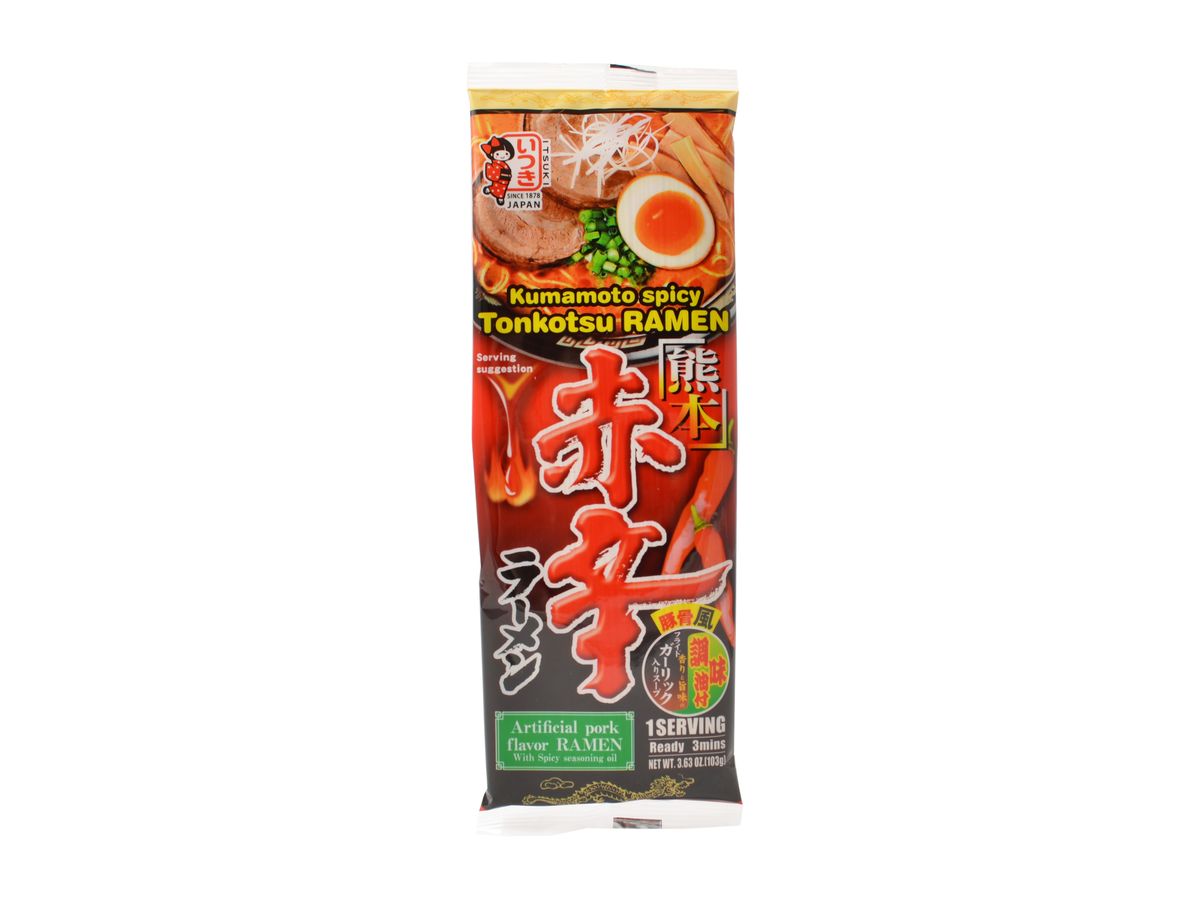 Itsuki Kumamoto Spicy Tonkotsu Ramen, japonská polévka, 103 g