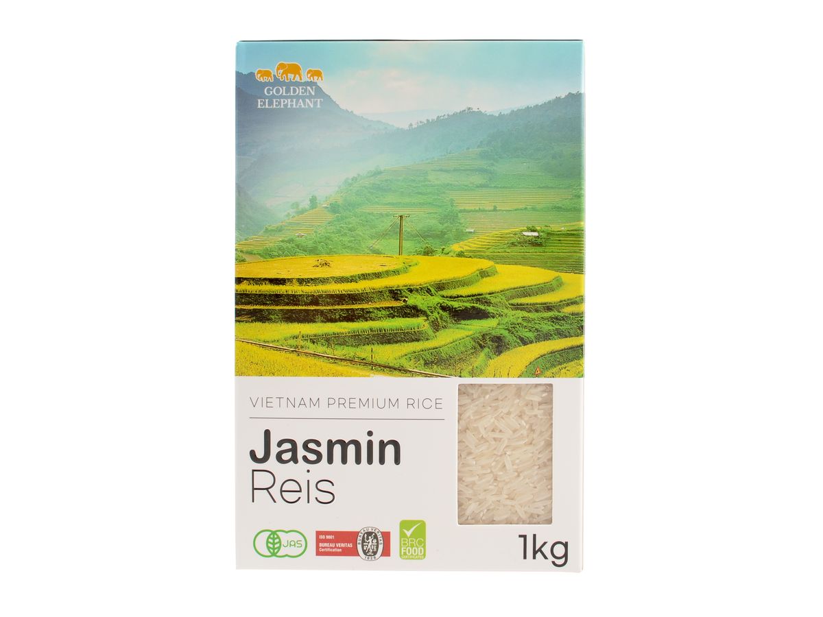 Golden Elephant Jasmínová rýže, 1 kg