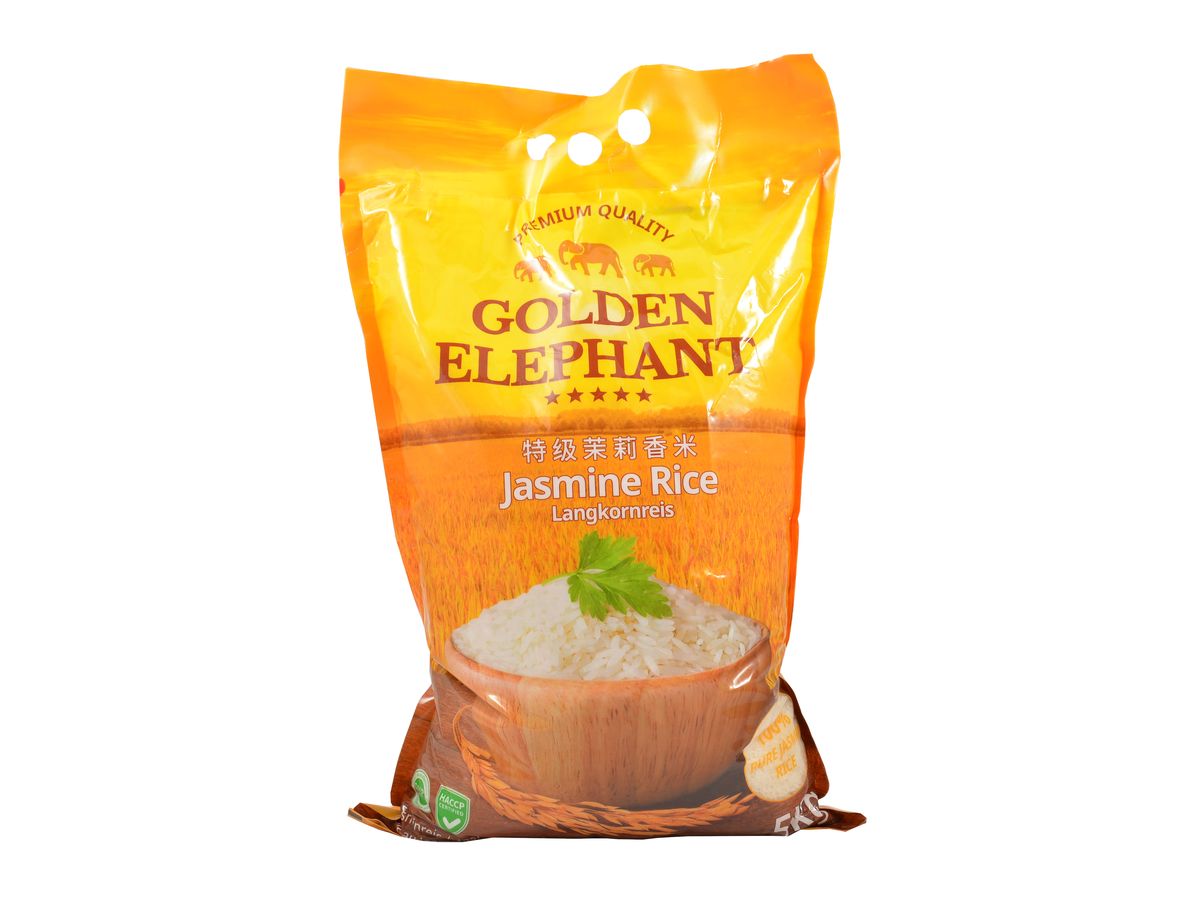 Golden Elephant Jasmínová rýže, 5 kg