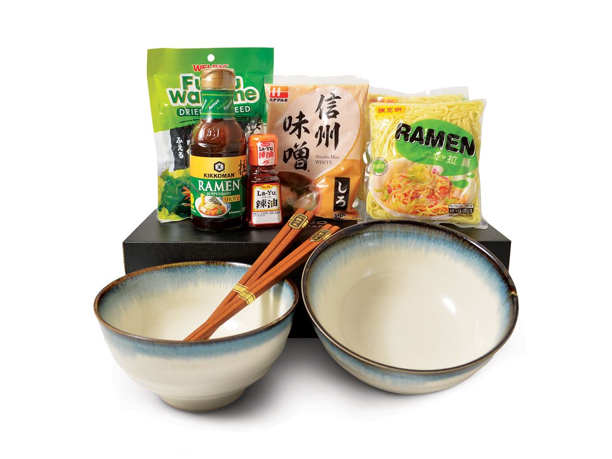 Set na přípravu ramen polévky + set misek