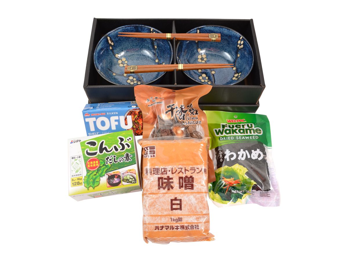 Set na přípravu miso polévky + set misek