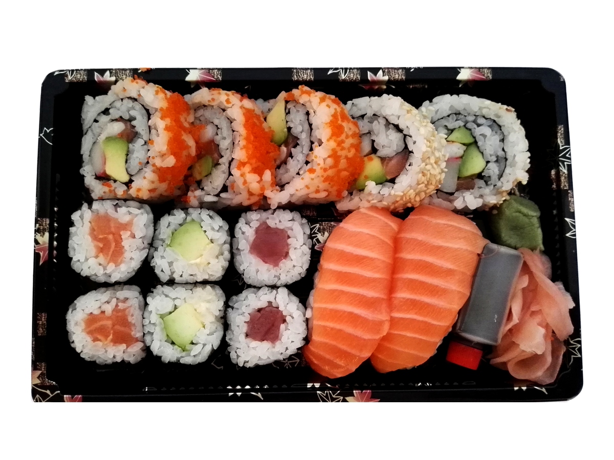 Čerstvé sushi na tácku, 12 ks
