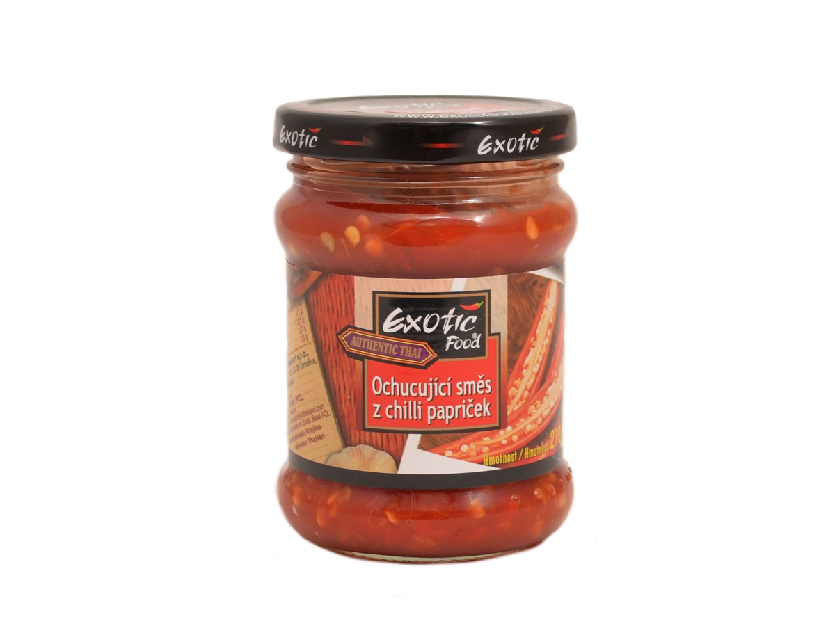 Exotic Food Ochucující směs z chilli papriček, 210 g