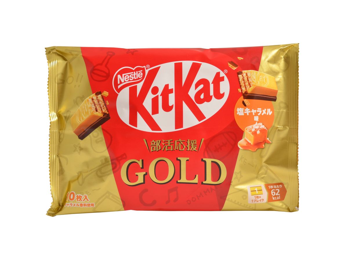 KitKat Mini Gold Salted Caramel japonské 116 g