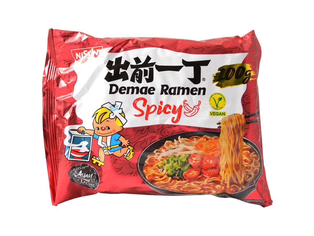 Nissin Polévka instantní pálivá, 100 g