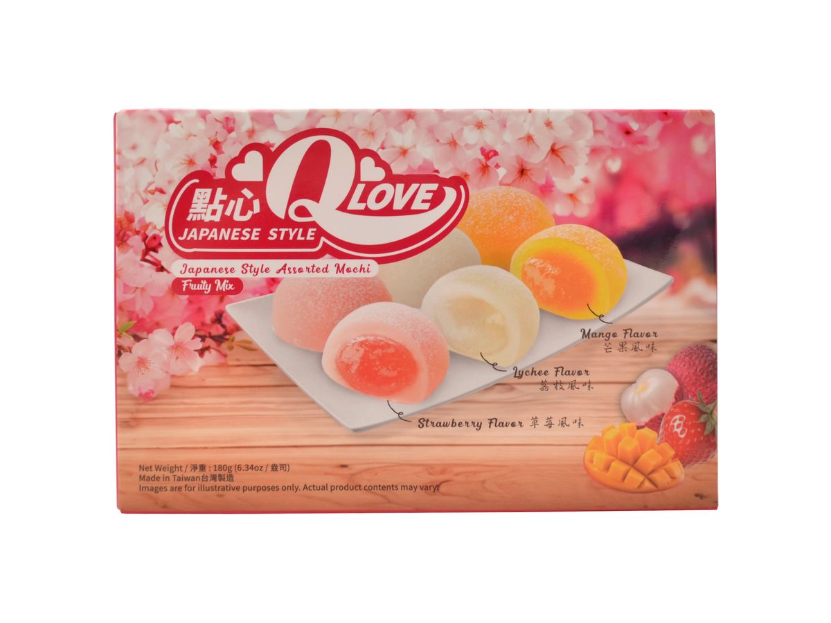 QLove Fruity Mix Mochi, 180 g