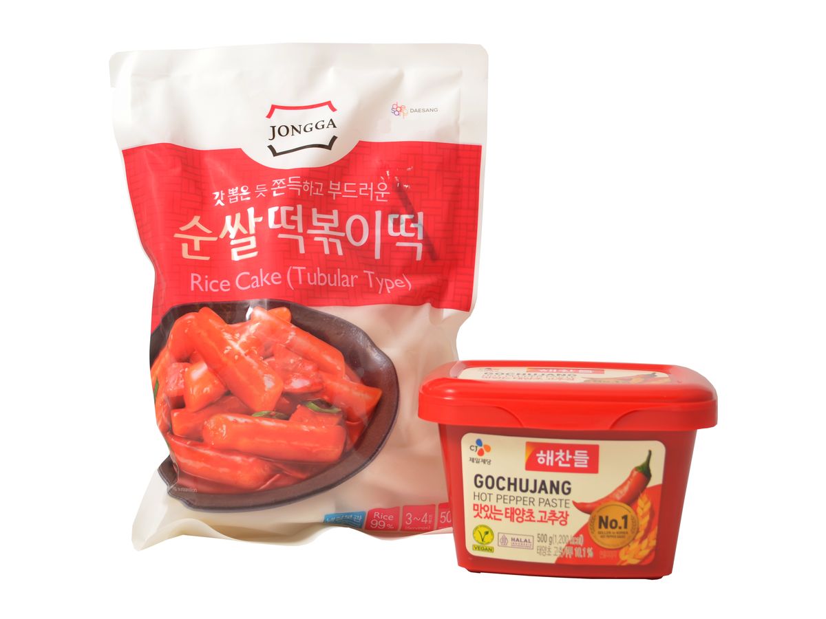 Set Tteokbokki 500 g + Gochujang chilli pasta, 500 g